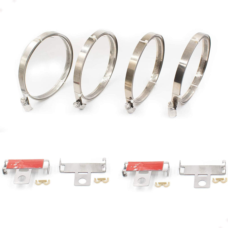 Wheel Accessories Parts PDQ TPMS Accessories Strap Kit contains 4 Straps, 4 Clips, 4 Keepers For Ford vehicles and applications using banded TPMS Sensors