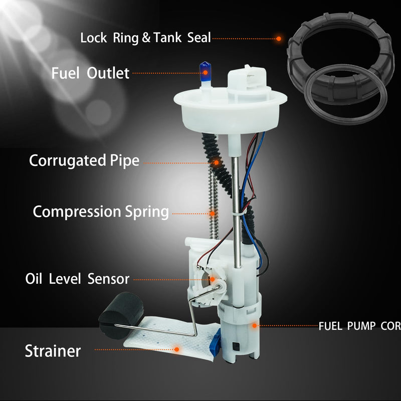 2205502 47-1001 Fuel Pump Assembly Compatible with Polaris RZR 1000 4 XP 1000xp EPS, RZR 900 S EPS, RZR 4 900 2014-2016 2017 2018 2019 2521363 2521436 F01R00S2699 2521294 2521750