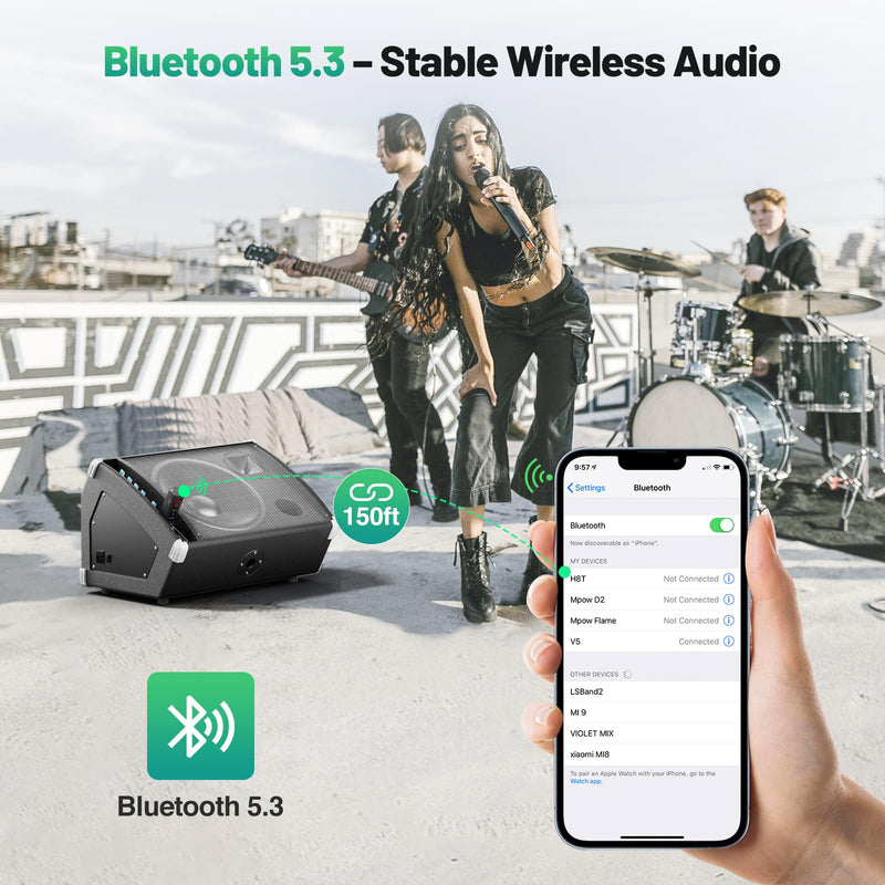 MELONARE Wireless XLR Bluetooth Receiver 15H BT 5.3 MB-1S | High-fidelity audio, 150 ft range, 1-pack mono Bluetooth adapter for speakers, PA systems, mixers and DJ equipment