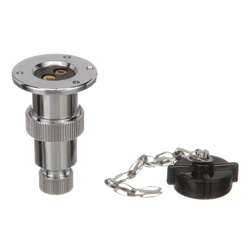 Seachoice Waterproof Boat Deck Connector, 2 Prong Plug, 3 Amps at 12V