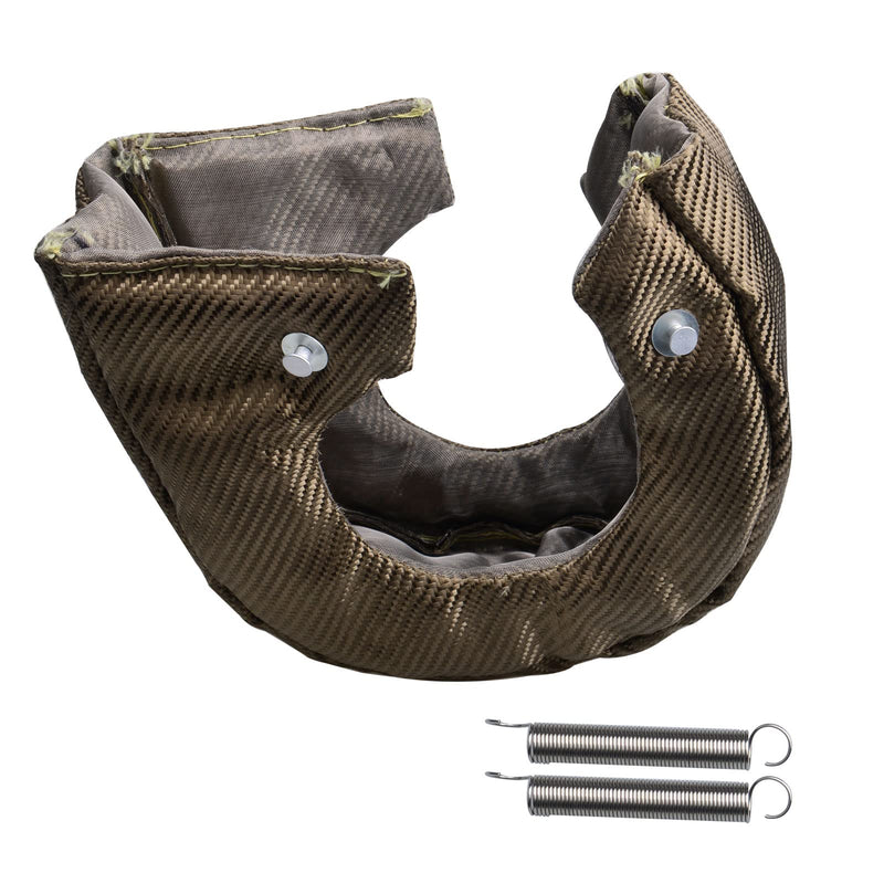 T4 Titanium Turbo Blanket Turbocharger Heat Shield With Fastener Springs T4