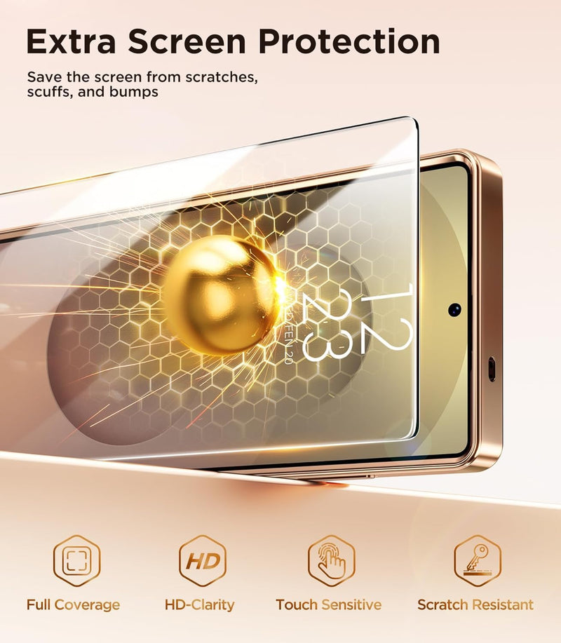 Magnetic Glossy Case for Samsung Galaxy S25 Ultra, S25 Ultra Phone Case Clear Luxury with Screen Protector X2 & Camera Protector [Compatible with MagSafe],Shockproof Cover for Samsung S 25 Ultra-Blue Samsung S25 Ultra Blue