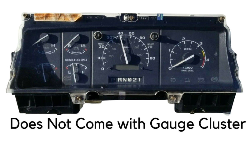 Instrument Gauge Dashboard Dash Cluster Lens Cover New Compatible with 1992-1996 Ford Bronco F150 F250 F350 E150 E250 E350 Replaces OE# F2UZ-10887-A