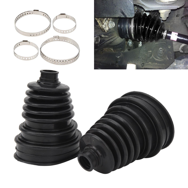 CV Joint Boot Kit, 2pcs CV Boots Universal Constant Velocity Joint Boot Set Highly Flexible CV Boots for Cars