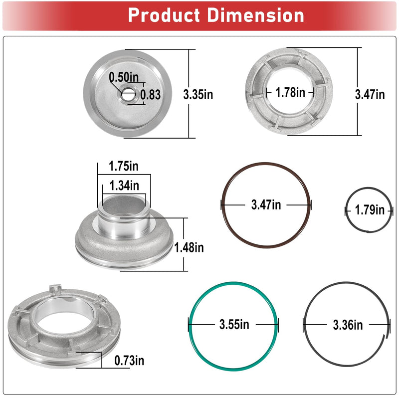 High Performance Corvette Servo Piston Kit Upgrade A74905BK TH700R4 4L60E 4L65E 2-4 Band Fits GM Corvette Style (1982-UP)