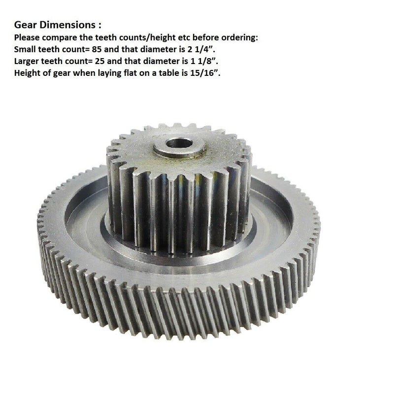  [AUSTRALIA] - Slide Out Motor Gear, 18:1 Ratio Venture Actuator Replacement Fits for RV Lippert Tuson Venture 014-191072, 014-132682