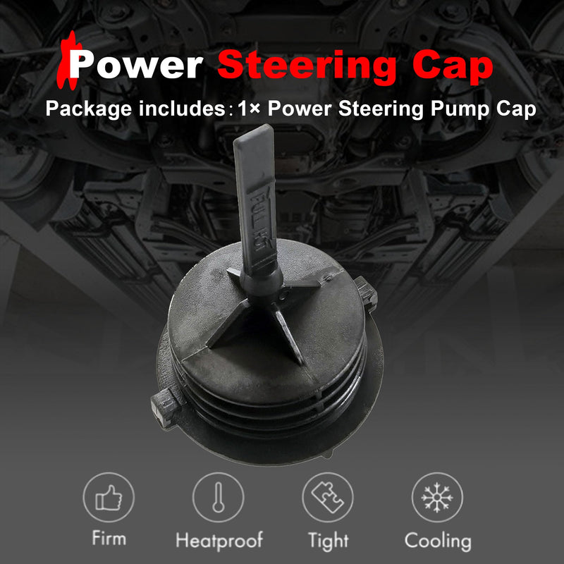 82582 Power Steering Cap Compatible with Ford F150 F250 F350 Mustang Ranger Lincoln Mark Vi Mercury Capri Colony Park Replace E3FZ3A006A