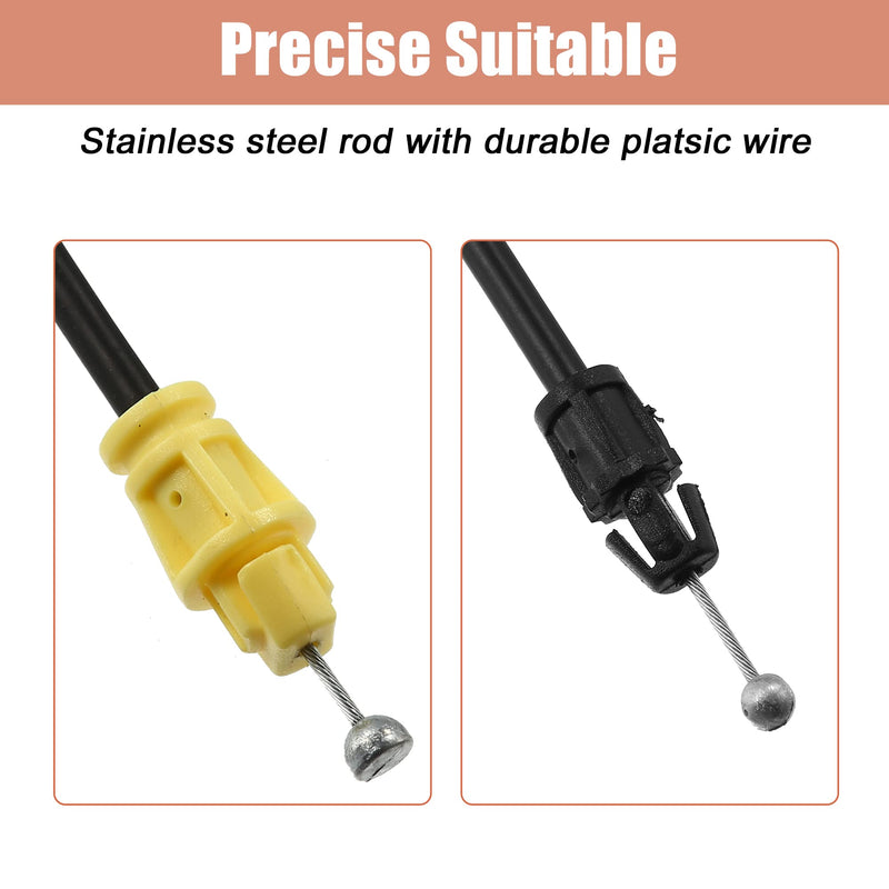 X AUTOHAUX 2pcs Car Door Latch Release Cable for Chevrolet Silverado 1500 2500 3500 HD for GMC Sierra 1500 2500 3500HD for Chevrolet Cheyenne Inside Door Handle Latch Cable 20783848 25880301