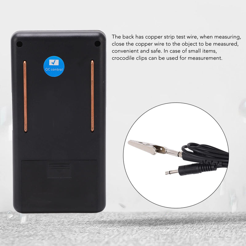 Digital Static Electricity Tester - Precise Measuring Instrument Electrostatic Analyzer Self Calibration Resistivity Tester