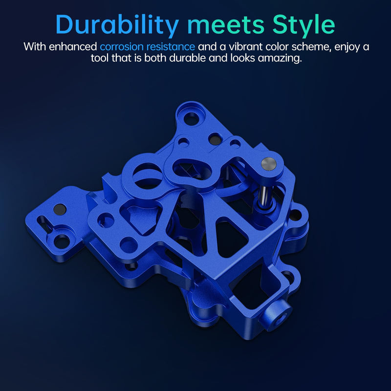 BIQU Panda Extruder CNC Extruder Shell for Bambu-Lab P1P/P1S/X1C/X1E Lightweight Original Factory Gears Panda Claw Al 6061 T6 Aluminum Alloy High Precision Shell