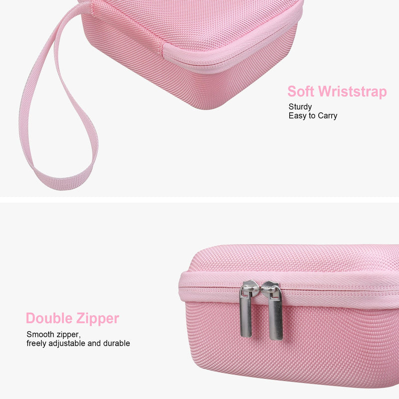 RAIALL Case for KODAK Snapic A1 35mm Film Camera and KODAK Film, Pink | Hard Carrying Case Protective Travel Bag for Kodak Ultramax 400 35mm Color Print Film, Mesh Pocket for Batteries