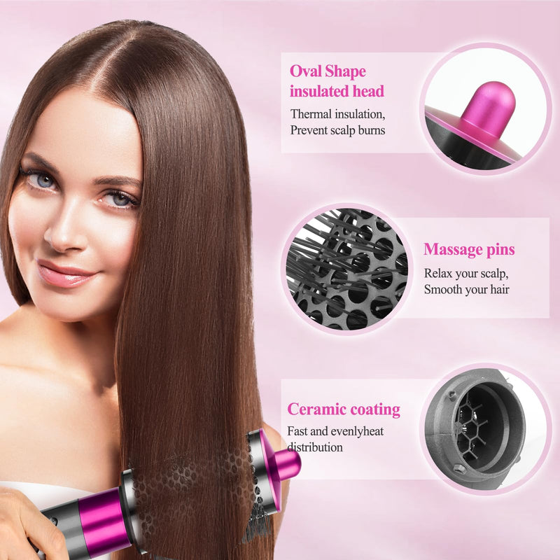 Upgraded Large Round Volumizing Brush Attachment and Large Round Volumizing Brush Compatible with Dyson Airwrap HS01 HS02 HS05 HS08