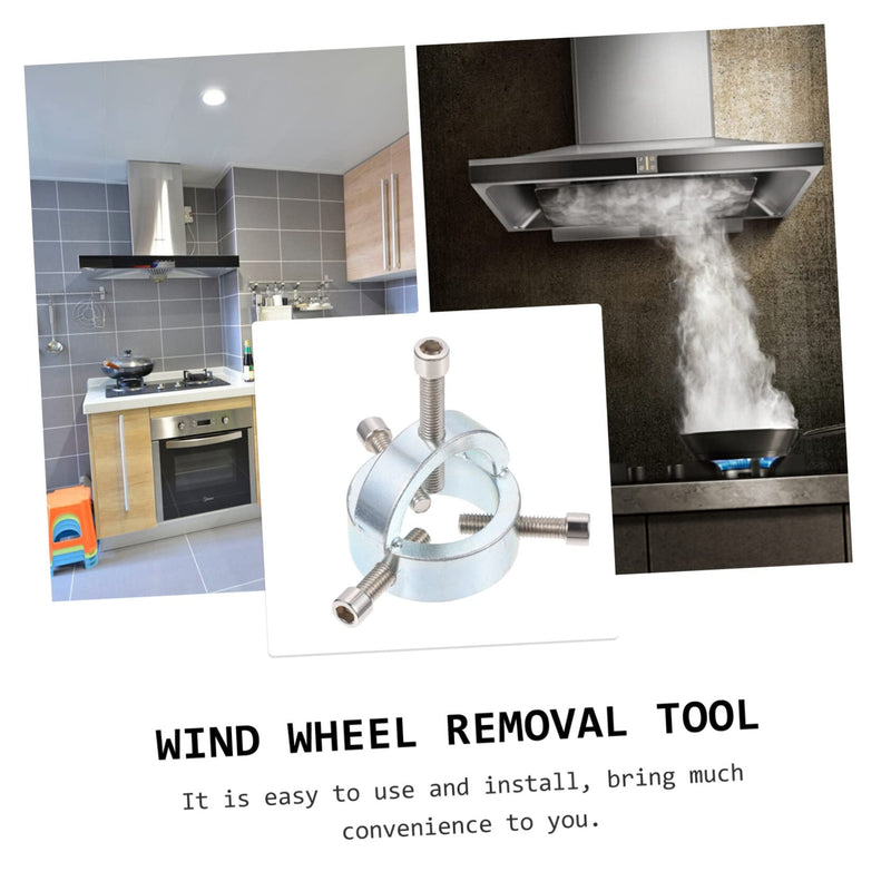 Operitacx Blower Fan 1 PC Puller Steering Wheel Puller Steel Hand Tool Metal Wind Wheel Disassembly Tool Steel Silver Blower to Disassemble Hand Tools