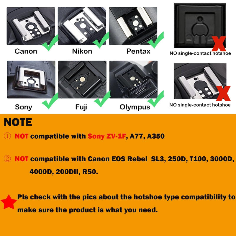 Godox iM30 Mini Flash+Hot Shoe Riser, Recycle Time≈3.6s, GN≈15, for Canon, Fuji, Sony, Nikon, Panasonic, Olympus, Pentax and Other SLR Cameras with Single Contact Hot Shoe (Without Battery)