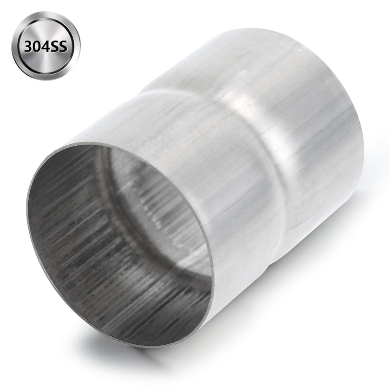 A-KARCK Exhaust Adapter Connector 3" ID to 3" ID, Exhaust Pipe Reducer 4" Overall Length 304 Stainless Steel
