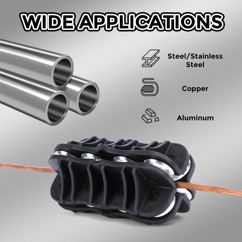 Handheld Tubing Straightener, Tube Straightening Tool,Labor-Saving Brake Line Straightener,Brake Pipe Straightener Compatible with Copper, Aluminum, Steel, Stainless Steel Tubing (3/16 Inch) 3/16 Inch