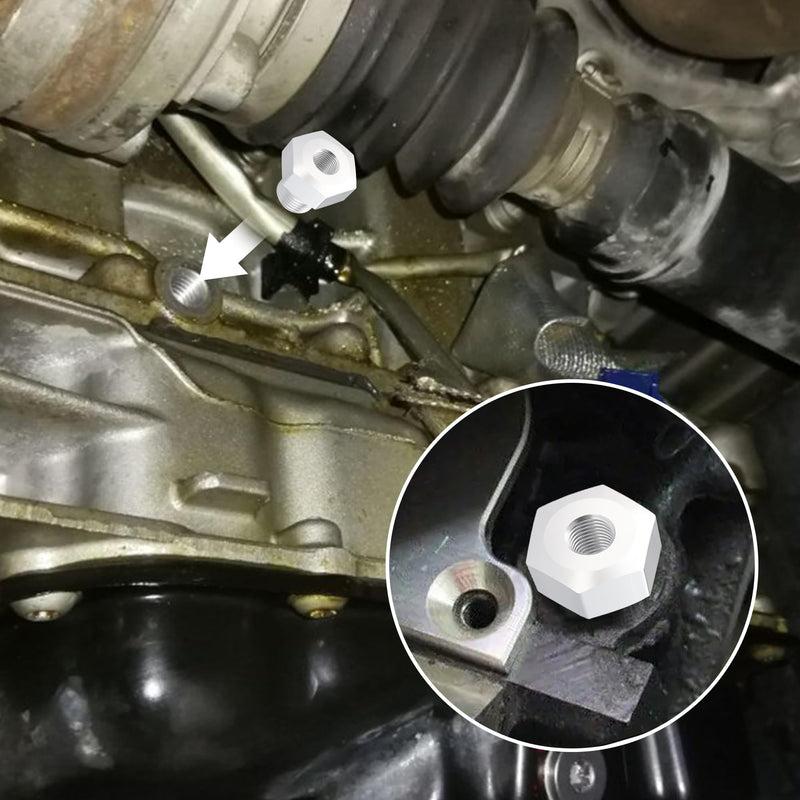 LS Oil Pressure Adapter Compatible with All GM LS Series Engines,M16x1.5 LS Swap Oil Pressure Sensor Adapter,Standard Car Accessories Engine Oil Pressure Sensor Adapter