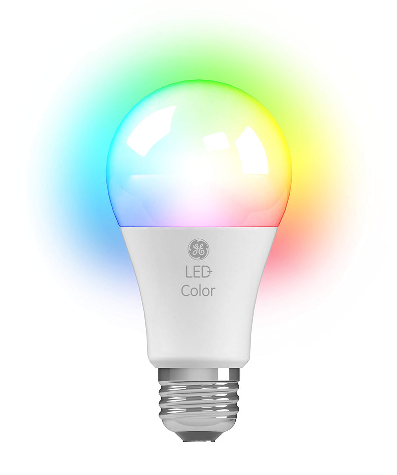 GE LED+ Color Changing LED Light Bulbs with Remote, No App or Wi-Fi Required, A19 Bulbs (3 Pack) 3 Bulbs
