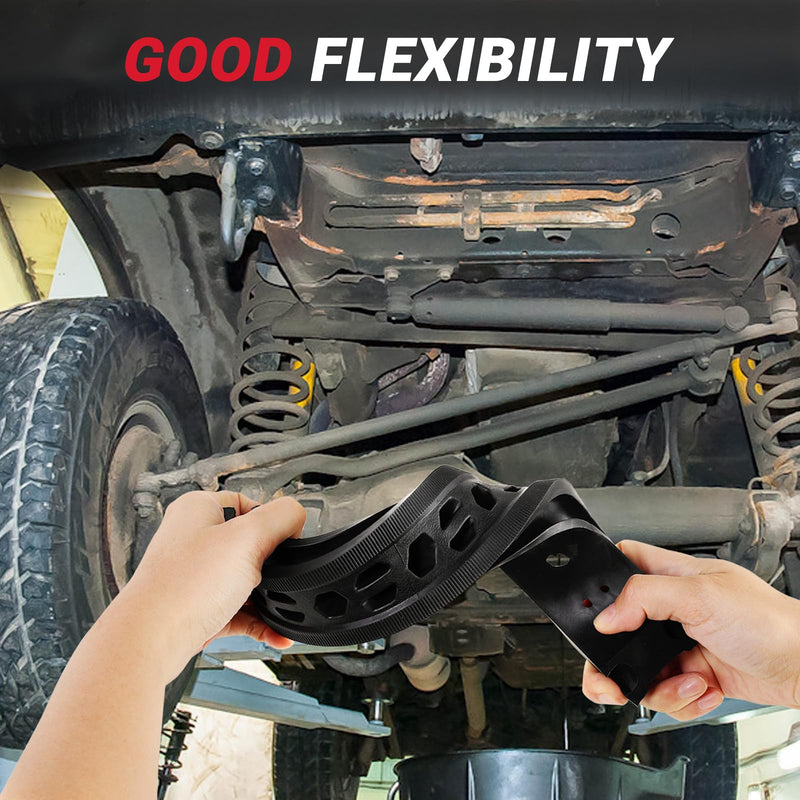 Shock Absorber Spring Rubber: Coil Spring Booster Cushion Car Bumper Buffer Power Cushion Black D Type- Pack of 2 Black-D type