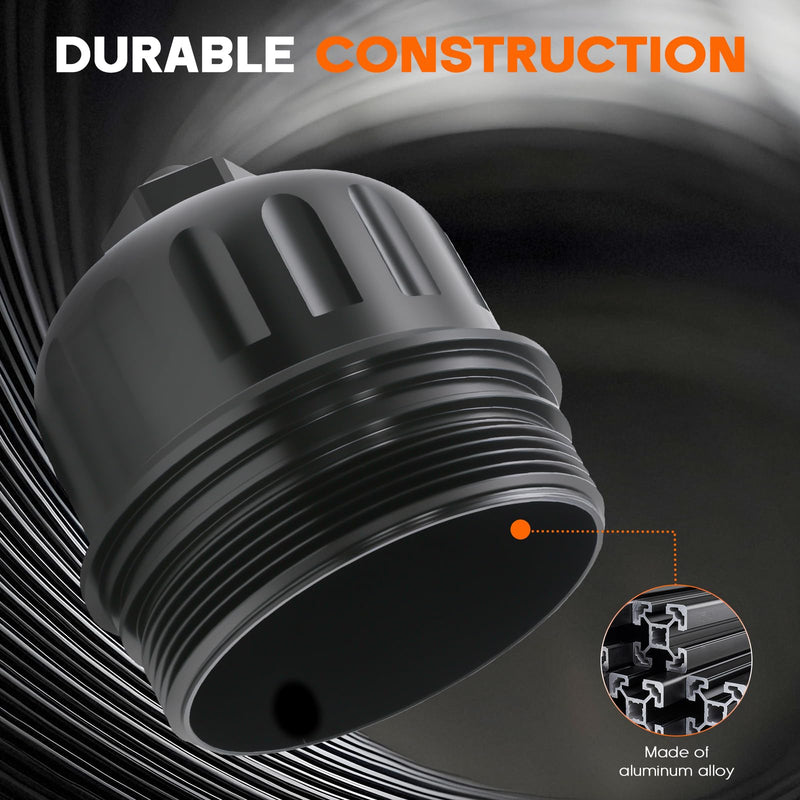  [AUSTRALIA] - 134001 Billet Fuel Filter Housing Cap and TP1015 fuel filter for Chevy/GMC 2017-2024 6.6L L5P Duramax Diesel 2500HD 3500HD