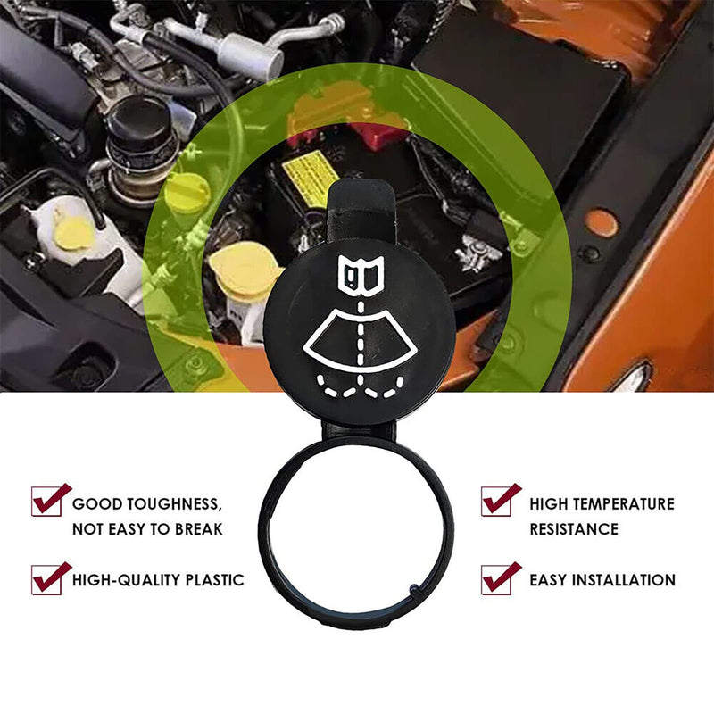 Windshield Wiper Washer Fluid Reservoir Tank Bottle Cap Cover For Chevrolet，For Buick, For Cadillac, For GMC，For Chevrolet part of the model BLACK 1