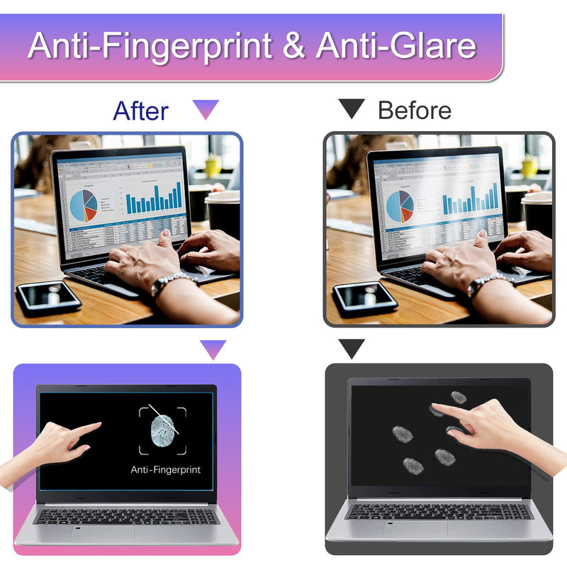 KEANBOLL 16 Inch Magnetic Privacy Screen for Laptops (16:10) - Removable Anti-Glare Filter with Blue Light Reduction | Compatible with HP, Dell, Acer, Asus, Samsung, Lenovo Laptops etc 16-Inch 16:10 Aspect Ratio