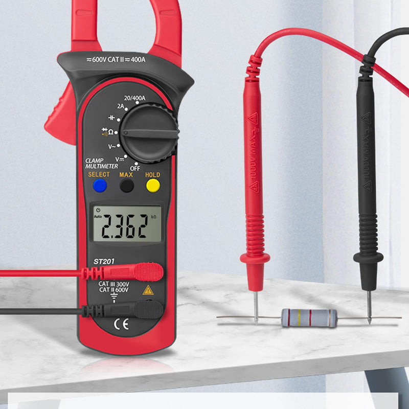Digital Clamp Meter, Multimeter Voltage Tester DC AC Current Voltage Clamp Voltmeter Ammeter Electrical Digital Multimeter Clamp Meter