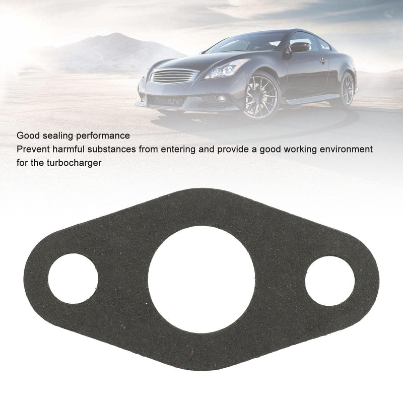 10Pcs Turbo Gasket, Turbo Oil Drain Return Gasket Excellent Sealing Paper High Toughness Oil Drain Gaskets for T3 T4 Turbocharger