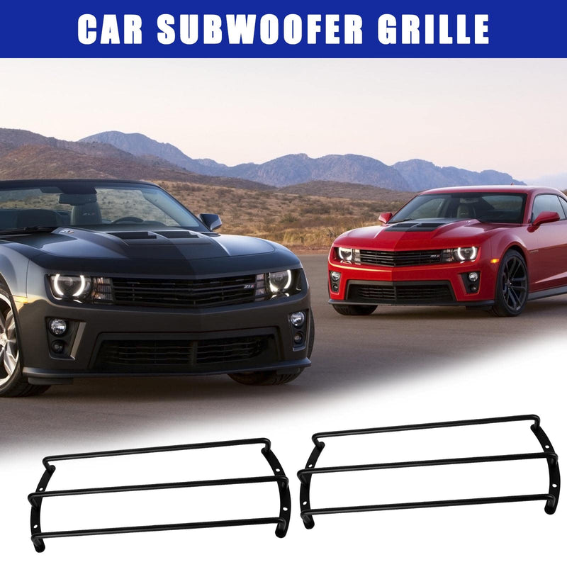 12 Inches Metal Car Bar Grille Audio Speaker Subwoofer Grill Grille Cover- Pack of 2 12 inches