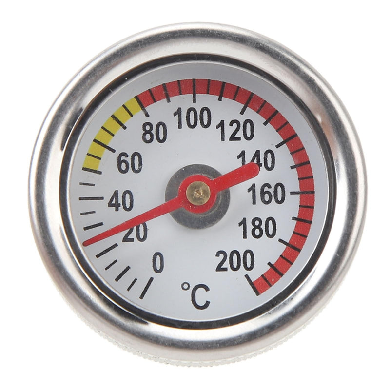 Temperature Gauge for Motorcycles Engine, M20 X 1.5 Engine Oil Temperature Gauge, 0 to 200℃ engine temperature Gauge Metal Motorbike Oil Temp Gauge for Motorbike