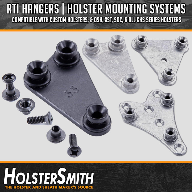 RTI Hangers - Holster Mounting Systems - (Select Model Below) 01 Pack (RTI 35)(w/Mounting Hardware)