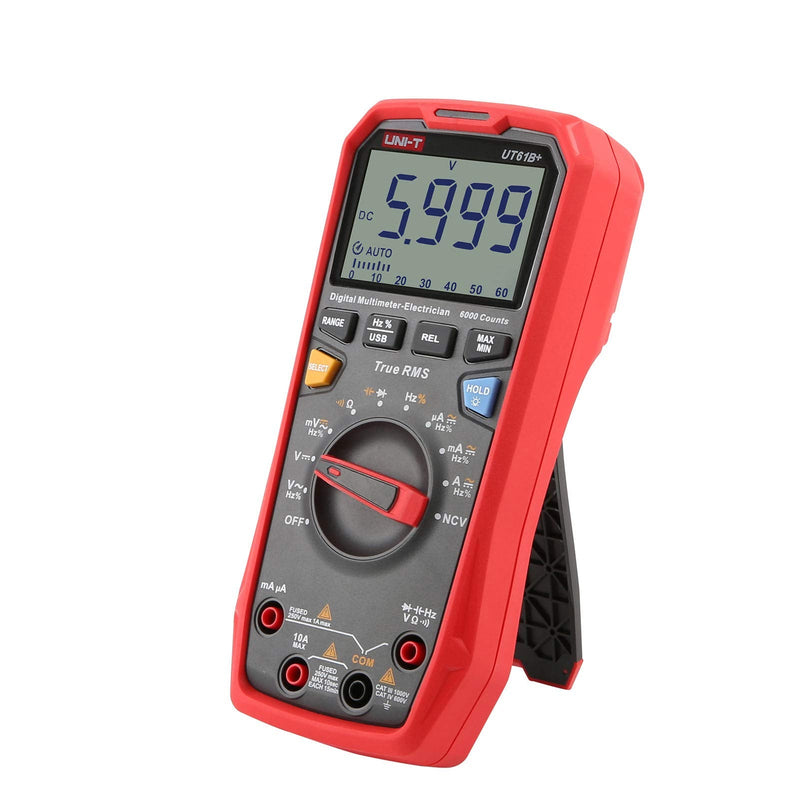 UNI-T UT61B+ Digital Multimeter True RMS AC/DC Voltage Current Resistance Capacitance Tester