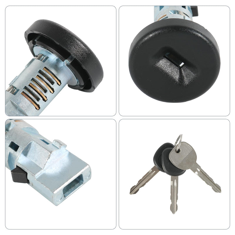 924-796 Ignition Switch Lock Cylinder with Keys Replacement for Chevy Silverado Suburban Tahoe Impala GMC Sierra Yukon Savana 2007-2014, Replace 19120038 15919460, No Chip