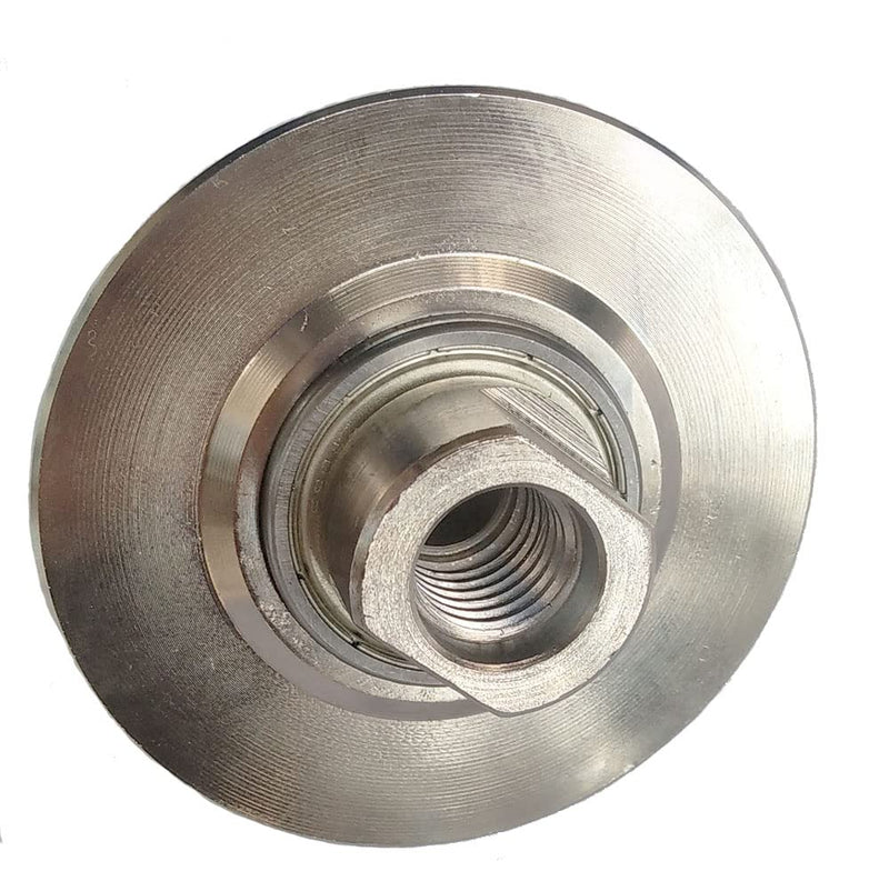 B10 Demi Half Bullnose Vacuum Brazed Diamond Hand Profile Wheel 5/8-11 | 3/8 Inch Router Bit for Granite Concrete Marble Countertop