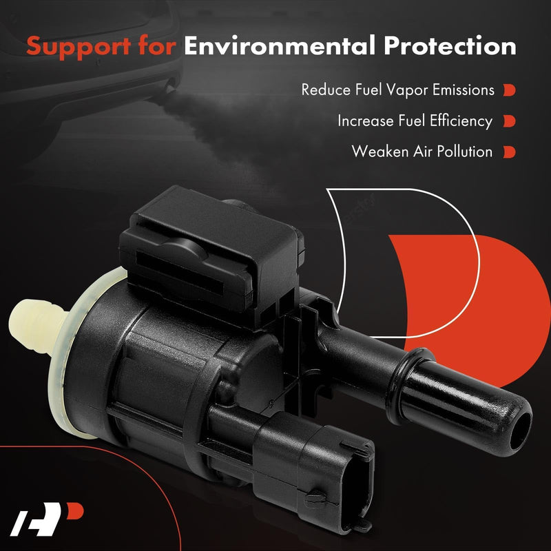 A-Premium Vapor Canister Purge Solenoid Valve Compatible with Jeep Grand Cherokee, Cherokee, Wrangler & Dodge Challenger, Charger, Durango & Chrysler 300, Grand Caravan, Pacifica, Voyager & Ram 1500