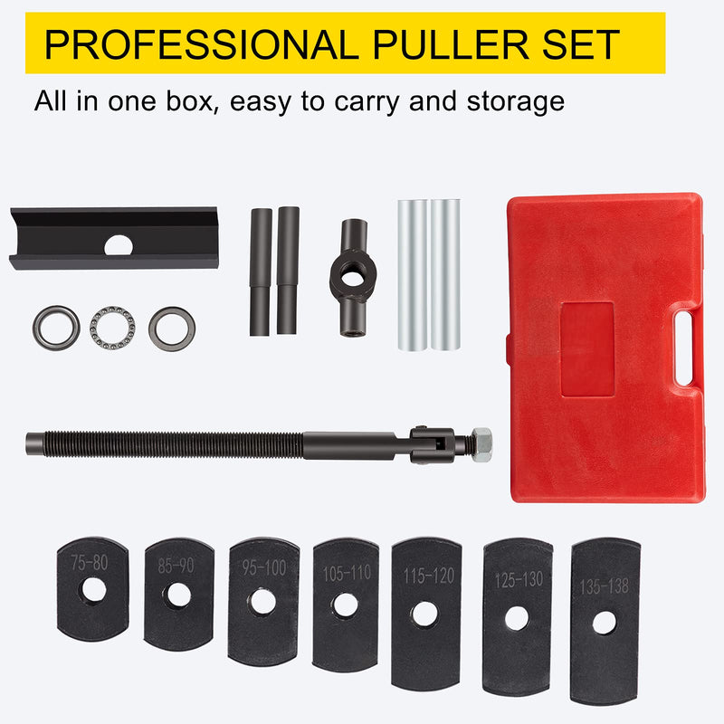 VEVOR Liner Puller Cylinder Liner Puller, Diesel Engines Liner Puller Tool, Both Dry-Type and Wet-Type Fit Diameter of 75 mm-138 mm, Universal Cylinder Liner Puller Tool Set for Auto Repair