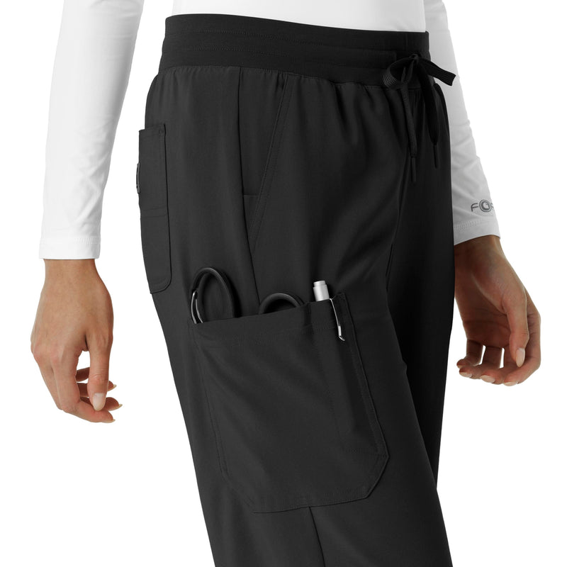 Carhartt Scrubs for Women Force Cross-Flex Boot Cut Pants, with 6 Pockets Medium Black