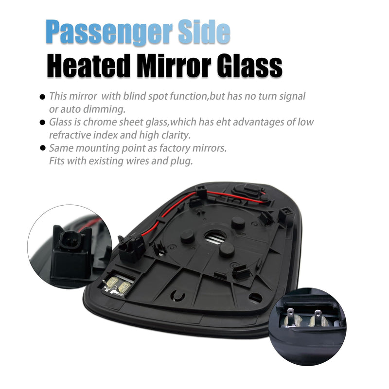 For Toyota RAV4 Left Driver Side Mirror Glass Replacement 2013 2014 2015 2016 2017 2018, For tacoma 2016-2021 Accessories With Power Heated&Blind Spot,Truck Mirrors