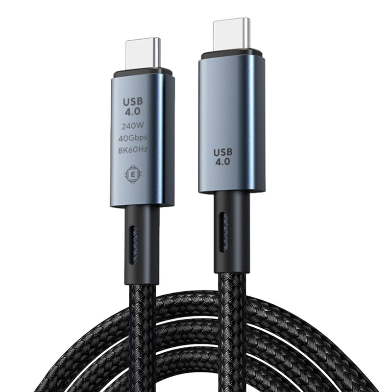 [240W 40Gbps] USB C Cable Compatible with Thunderbolt 4 Cable 5ft, USB Type C Display Cable 8K 60Hz for Thunderbolt 3 Cable, USB4 C to C Cable Fast Charger, USBC to USBC Cable Charger Fast Charging