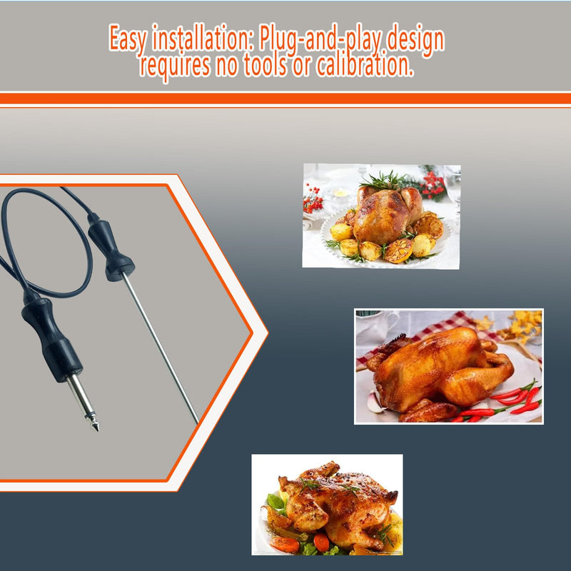  [AUSTRALIA] - 00755060 Meat Probe, Temperature Probe for Range Stove, Wall Oven, Grill, Baker 492332 00492332 replace ment