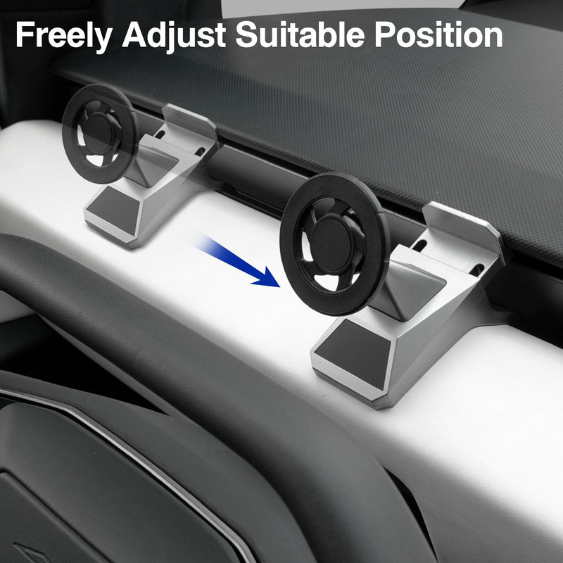 Magnetic Phone Mount for Tesla Cybertruck 2024, Adjustable Phone Holder for Cybertruck Accessories Compatible Phone with Magnetic Ring