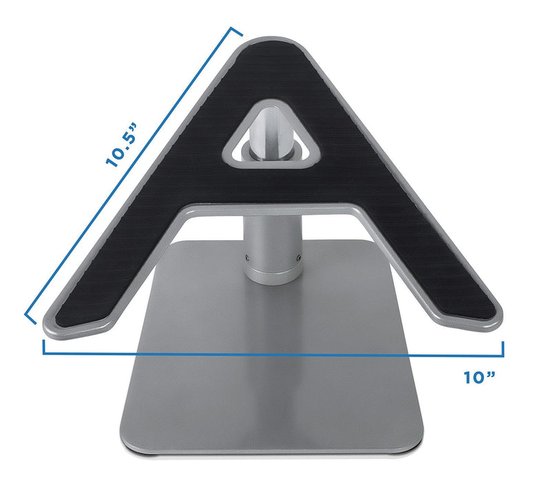 Mount-It! Adjustable Height Laptop Stand for MacBook | Ergonomic Laptop Stand Riser | Tilted Laptop Lift for MacBook Air, MacBook Pro and 11-15 inch Laptops