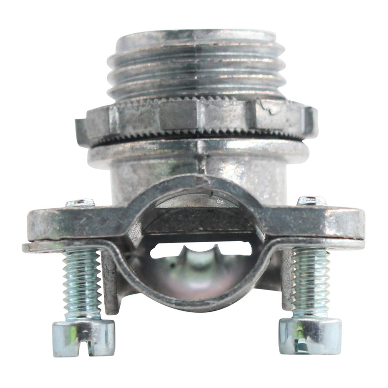Bridgeport 801-DC2 MC Flex Conduit Connector, 90-Degree, 3/8-Inch, (25-Pack)