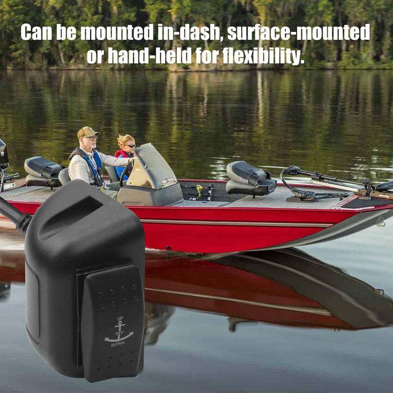 Remote Switch for Minnkota Deckhand 40，Boat Anchor Winch Switch for Controlling The Electric Anchor（25 feet ）
