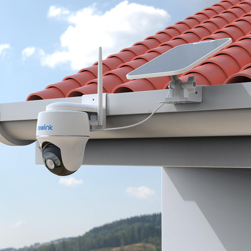 HOLACA Gutter Mount Bracket Compatible with Reolink Argus PT 3MP, Reolink Argus PT 4MP/2K, Reolink Argus PT 5MP/2K, Reolink Argus PT 4K/8MP, Reolink Go PT Ultra Security Camera and Reolink Solar Panel