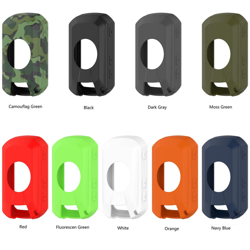 Portable Electronic Device Cover for Garmin Edge 850 / Edge 550, Silicone Protective Case with Anti-Slip Design (Moss Green) Moss Green