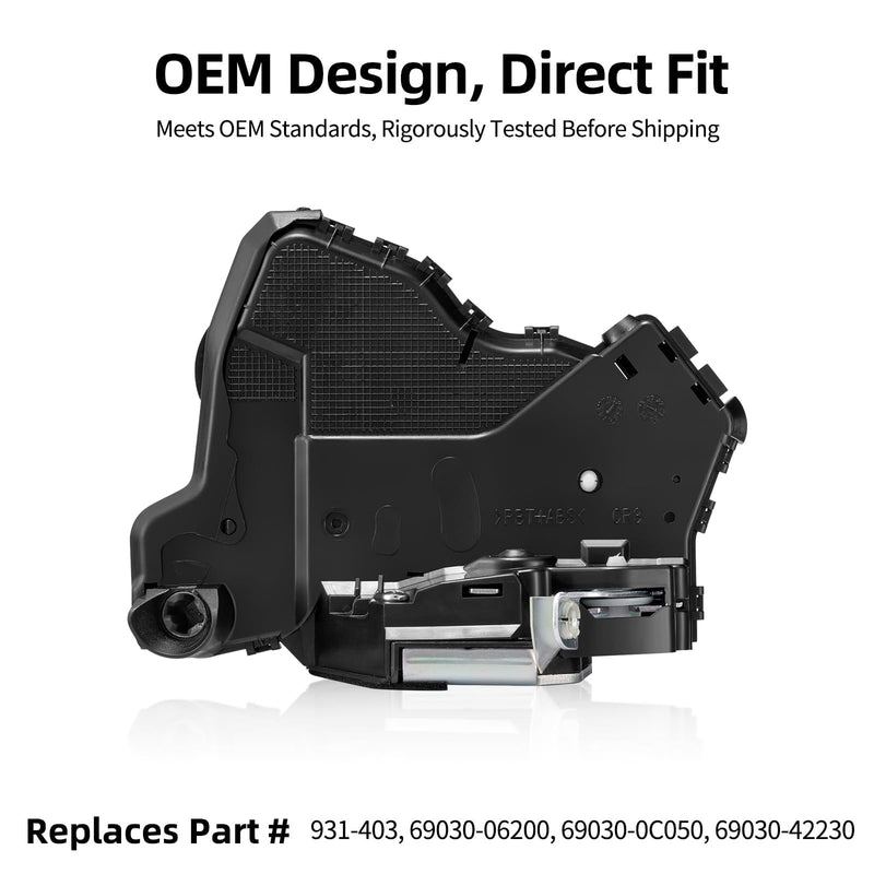 Power Door Lock Actuator Front Right Passenger Side 931-403 Latch Motor Replacement for Toyota 4Runner Camry Corolla Tundra Sequoia, Lexus ES350 GS350 LS460 RX450h Scion tC xB xD iQ