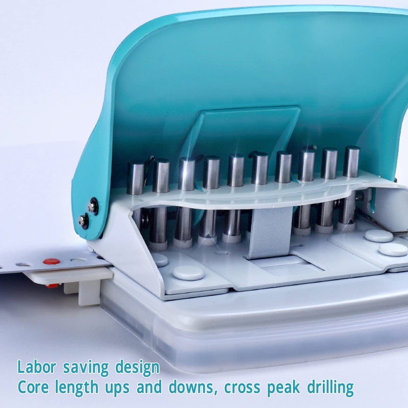 Binding Machine, Metal 10 Hole Punch Spiral Binding Machine, Easy to Use, for Making 26 Holes on B5 Paper, 30 Holes on A4, 20 Holes on A5 Book, Paper for Books, Notebooks,
