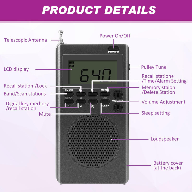 7 in 1 Ghost Hunting Equipment Kit Include 1 EMF Meter 1 Hand Held Radio 2 LED Light Cat Ball 1 Digital EVP Voice Recorder 2 Dowsing Rods Ghost Investigation Paranormal Equipment