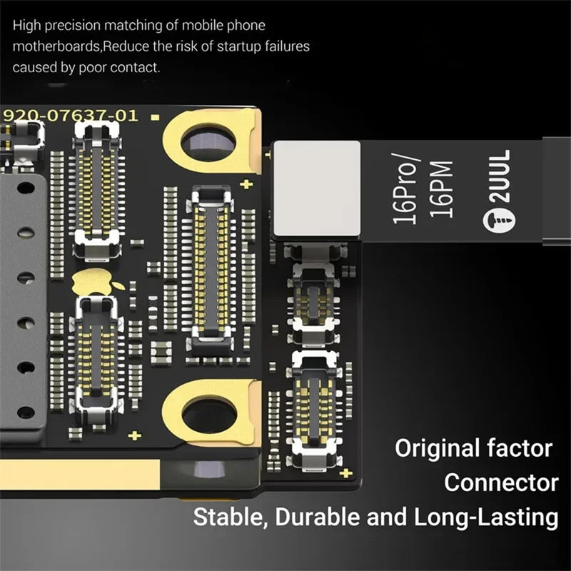 DIYPHONE PW02 Power Cable for iPhone 7-16 Pro Max,Android Phone Power Boot Control Cable Phone Motherboard Activation Boot Cable with 3 Type-C Interfaces Efficient Detection PW02 (For iPhone)